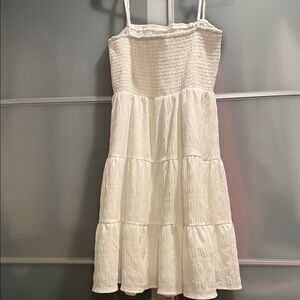 Elegant White Summer Dress